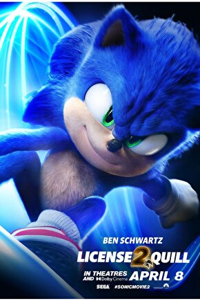 Sonic the Hedgehog 2 (2022) 0008 AFİŞ - POSTER ( FOLYO ) - AFİŞ - POSTER-5839