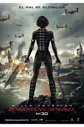 Resident Evil Retribution (2012) 2 AFİŞ - POSTER ( FOLYO ) - AFİŞ - POSTER-5406