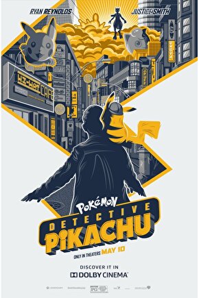 Pokemon Detective Pikachu (2019) 9 ( FOLYO ) - AFİŞ - POSTER-5138