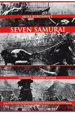 Seven Samurai (1954 1 AFİŞ - POSTER ( FOLYO ) - AFİŞ - POSTER-5681