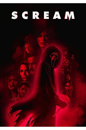 Scream (2022) 6 AFİŞ - POSTER ( FOLYO ) - AFİŞ - POSTER-5641