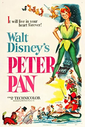 Peter Pan (1953) 6 ( FOLYO ) - AFİŞ - POSTER-5026