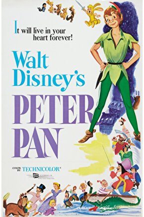 Peter Pan (1953) 7 ( FOLYO ) - AFİŞ - POSTER-5027