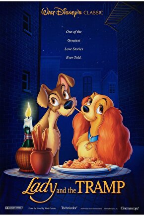 Lady and the Tramp (1955) 1 ( FOLYO ) - AFİŞ - POSTER-4269