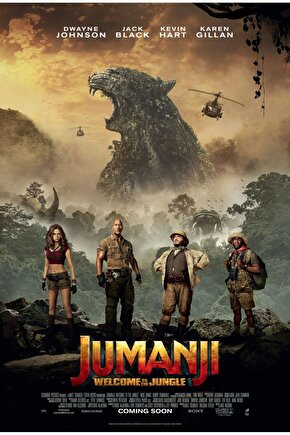 Jumanji Welcome to the Jungle (2017) 1 ( FOLYO ) - AFİŞ - POSTER-4031