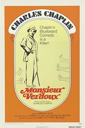 Monsieur Verdoux (1947) 1 ( FOLYO ) - AFİŞ - POSTER-4676