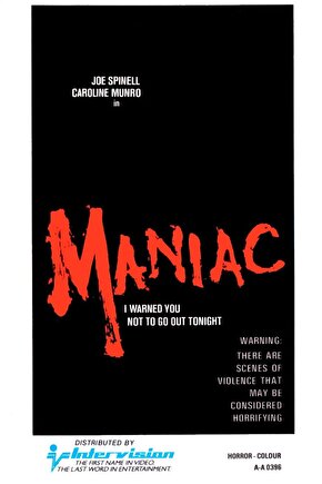 Maniac (1980) 1 ( FOLYO ) - AFİŞ - POSTER-4489