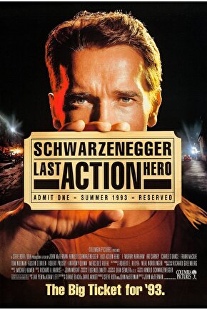 Last Action Hero (1993) 1 ( FOLYO ) - AFİŞ - POSTER-4286