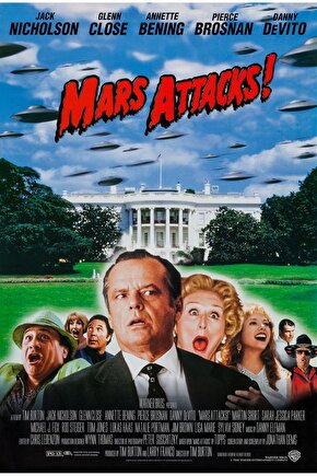 Mars Attacks! (1996) ( FOLYO ) - AFİŞ - POSTER-4499