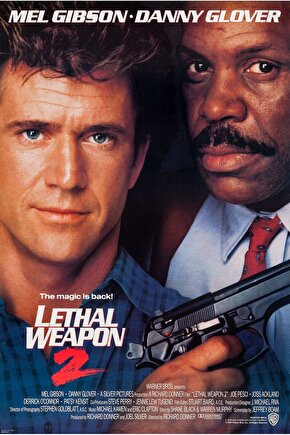 Lethal Weapon 2 (1989) 1 ( FOLYO ) - AFİŞ - POSTER-4321