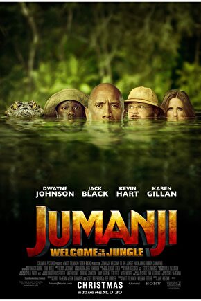 Jumanji Welcome to the Jungle (2017) 3 ( FOLYO ) - AFİŞ - POSTER-4033