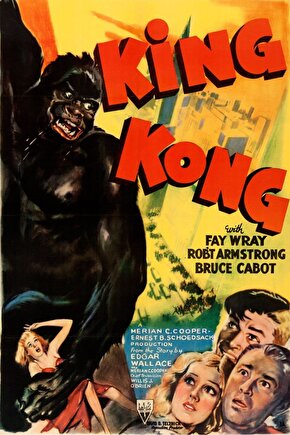 King Kong (1933) 2 ( FOLYO ) - AFİŞ - POSTER-4164