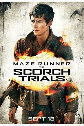 Maze Runner The Scorch Trials (2015) 3 ( FOLYO ) - AFİŞ - POSTER-4526