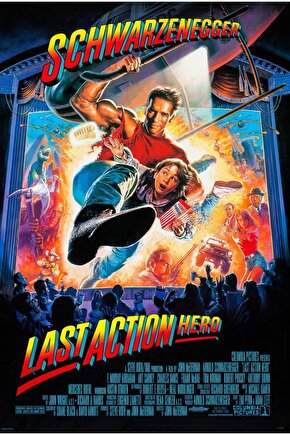 Last Action Hero (1993) ( FOLYO ) - AFİŞ - POSTER-4285