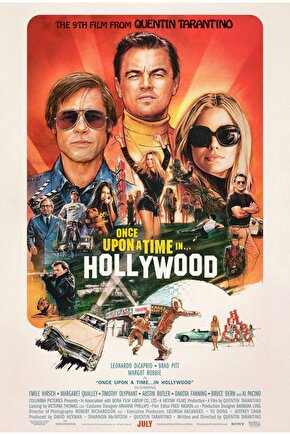 Once Upon a Time in Hollywood (2019) 3 ( FOLYO ) - AFİŞ - POSTER-4905