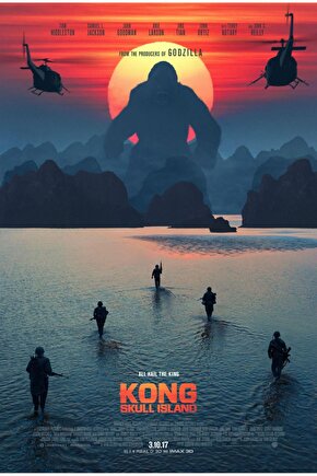 Kong Skull Island (2017) 4 ( FOLYO ) - AFİŞ - POSTER-4199