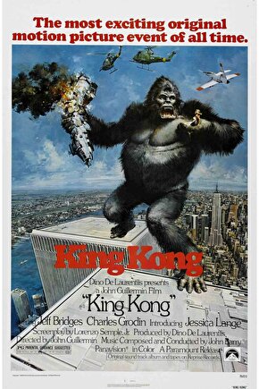 King Kong (1976) ( FOLYO ) - AFİŞ - POSTER-4165