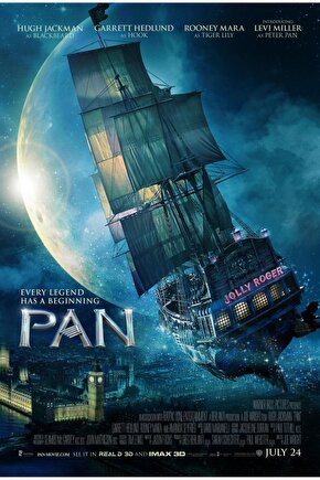 Pan (2015) 1 ( FOLYO ) - AFİŞ - POSTER-4968