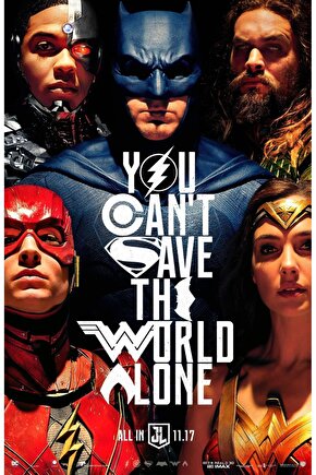 Justice League (2017) 24 ( FOLYO ) - AFİŞ - POSTER-4094