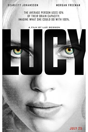 Lucy (2014) 1 ( FOLYO ) - AFİŞ - POSTER-4410