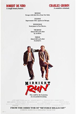 Midnight Run (1988) 1 ( FOLYO ) - AFİŞ - POSTER-4593