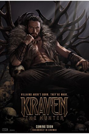 Kraven the Hunter (2024) 0002 ( FOLYO ) - AFİŞ - POSTER-4207