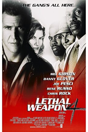 Lethal Weapon 4 (1998) ( FOLYO ) - AFİŞ - POSTER-4323