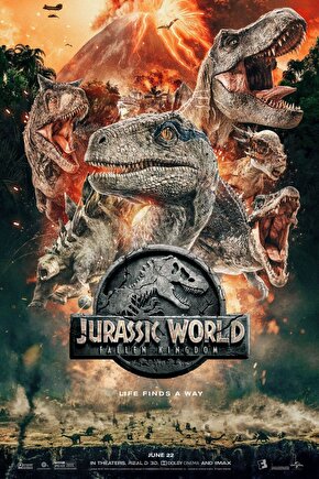 Jurassic World Fallen Kingdom (2018) 1 ( FOLYO ) - AFİŞ - POSTER-4064