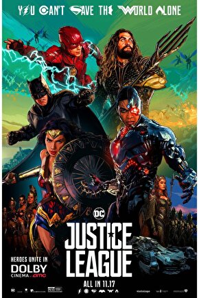 Justice League (2017) 22 ( FOLYO ) - AFİŞ - POSTER-4092