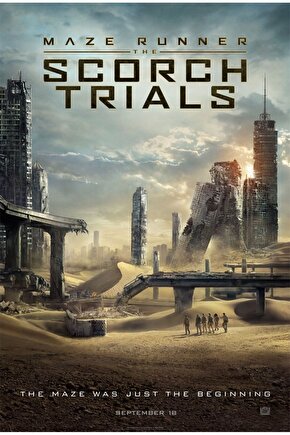 Maze Runner The Scorch Trials (2015) 6 ( FOLYO ) - AFİŞ - POSTER-4529