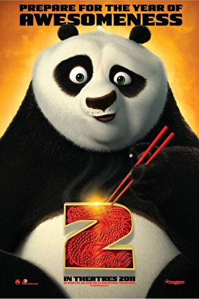 Kung Fu Panda 2 (2011) 3 ( FOLYO ) - AFİŞ - POSTER-4229