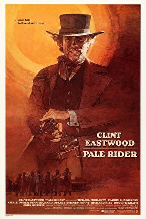 Pale Rider (1985) 1 ( FOLYO ) - AFİŞ - POSTER-4966