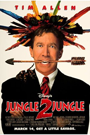 Jungle 2 Jungle (1997) ( FOLYO ) - AFİŞ - POSTER-4036