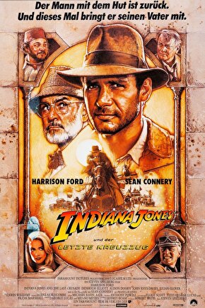 Indiana Jones and the Last Crusade (1989) 2 ( FOLYO ) - AFİŞ - POSTER-3767