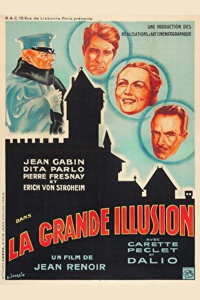 Grand Illusion (1937) 1 ( FOLYO ) - AFİŞ - POSTER-3181