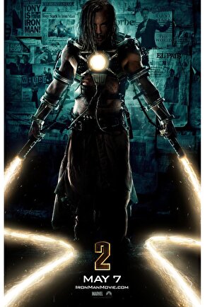 Iron Man 2 (2010) 2 ( FOLYO ) - AFİŞ - POSTER-3844