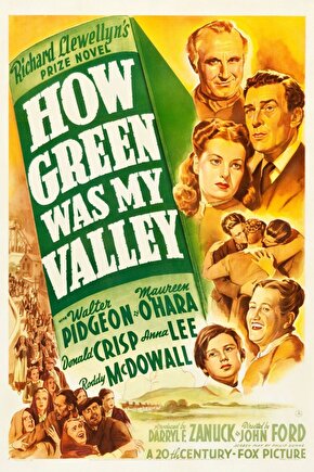 How Green Was My Valley (1941) 2 ( FOLYO ) - AFİŞ - POSTER-3625