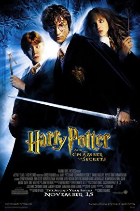 Harry Potter and the Chamber of Secrets (2002) 0003 ( FOLYO ) - AFİŞ - POSTER-3341