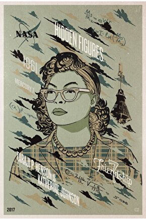 Hidden Figures (2016) 7 ( FOLYO ) - AFİŞ - POSTER-3504