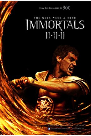 Immortals (2011) 5 ( FOLYO ) - AFİŞ - POSTER-3723