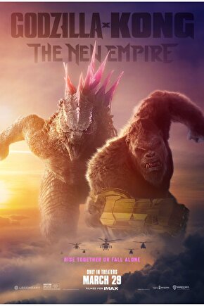 Godzilla x Kong The New Empire (2024) 0002 ( FOLYO ) - AFİŞ - POSTER-3134