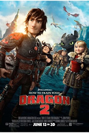 How to Train Your Dragon 2 (2014) 2 ( FOLYO ) - AFİŞ - POSTER-3638