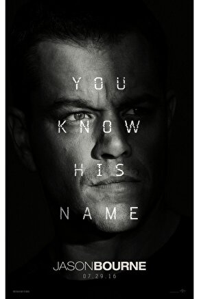 Jason Bourne (2016) ( FOLYO ) - AFİŞ - POSTER-3894