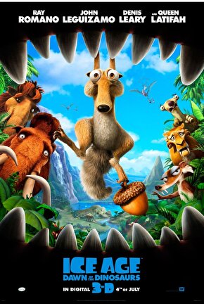 Ice Age Dawn of the Dinosaurs (2009) 2 ( FOLYO ) - AFİŞ - POSTER-3706