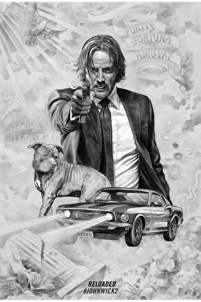 John Wick Chapter 2 (2017) 0011 ( FOLYO ) - AFİŞ - POSTER-3950