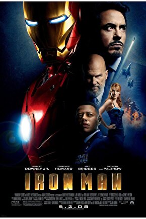 Iron Man (2008) 0002 ( FOLYO ) - AFİŞ - POSTER-3840