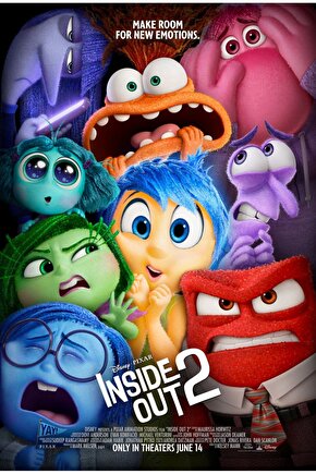 Inside Out 2 (2024) 0001 ( FOLYO ) - AFİŞ - POSTER-3789