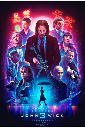 John Wick Chapter 3 - Parabellum (2019) 8 ( FOLYO ) - AFİŞ - POSTER-3962