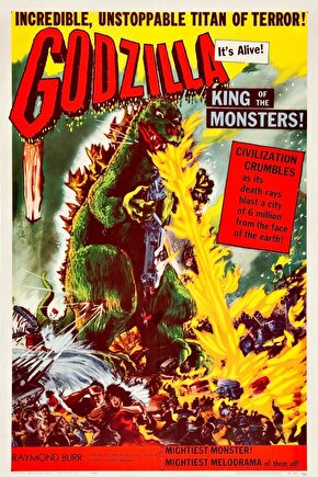 Godzilla (1954) ( FOLYO ) - AFİŞ - POSTER-3091