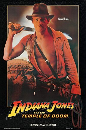 Indiana Jones and the Temple of Doom (1984) 4 ( FOLYO ) - AFİŞ - POSTER-3772